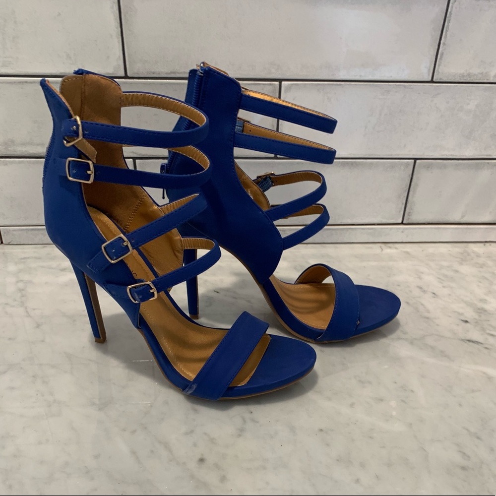 Cute blue heels